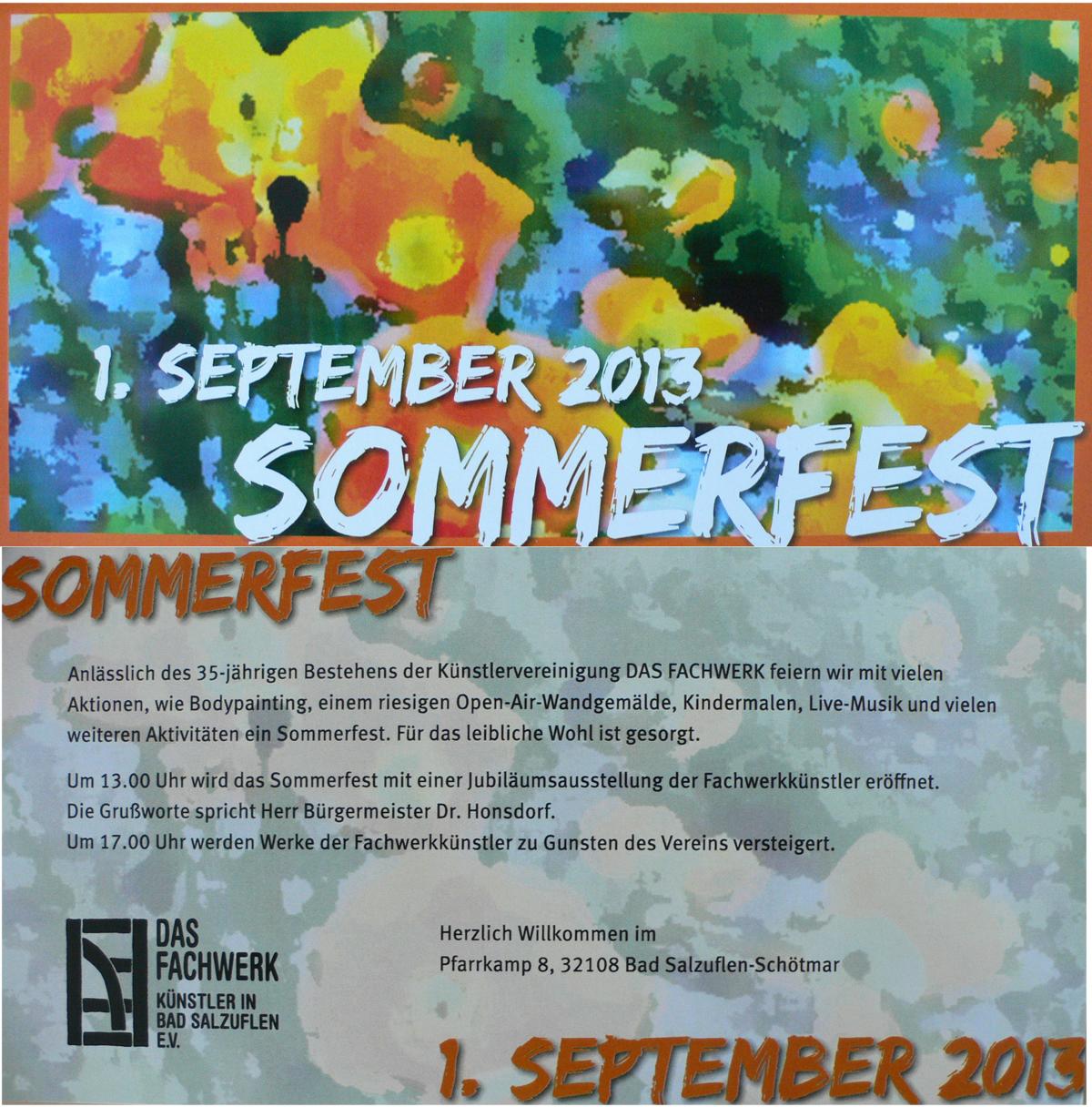 Read more about the article Zabezpieczone: Sommerfest im Fachwerk